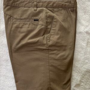 Volcom Men's Tan Chino Pants with Rear Pocket Detail /SIZE 36